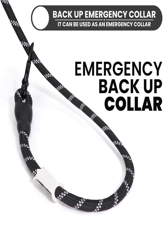 CRAZYABBS Heavy Duty Nylon Dog Leash | Anti Slip Padded Handle Long Dog Leash | Highly Reflective Leash for Dogs | Dog Rope for Medium & Large Dogs | Dog Training Leash - Image 5